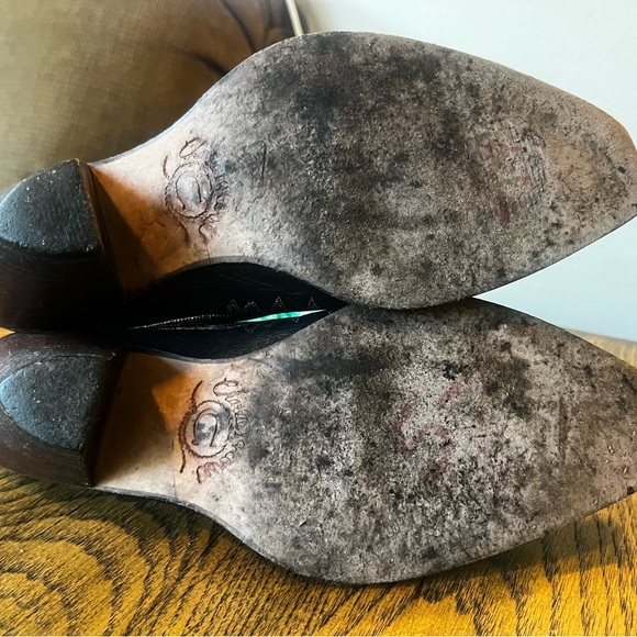 Charlie 1 Horse Mayela Slide By Lucchese Women’s Leather Size 6.5 B - Picture 11 of 14